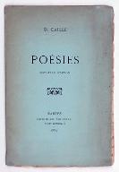 Poésies