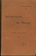 Sainte-Anne  de Nantes : histoire paroissiale