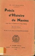 Précis d'histoire de Nantes