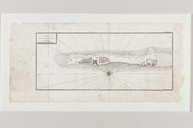 Plan de l'isle et fort du Sénégal