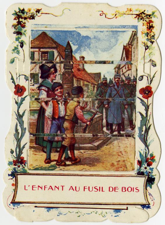 L'enfant au fusil de bois. La Kultur boche.