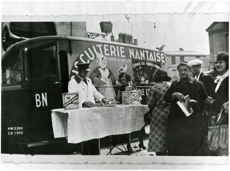 Tournée publicitaire de la Biscuiterie Nantaise