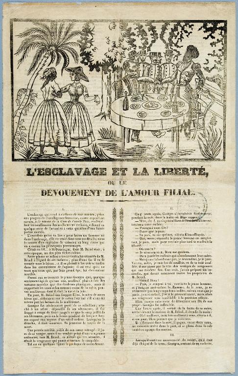 L'esclavage et la liberté ou le dévouement de l'amour filial