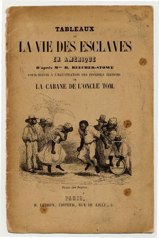 Tableaux de la vie des esclaves en Amérique, d'après Mme H. Beecher-Stowe