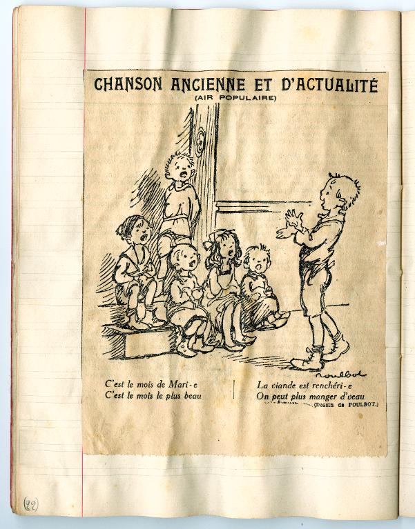 Chanson ancienne et d'actualité (air populaire)