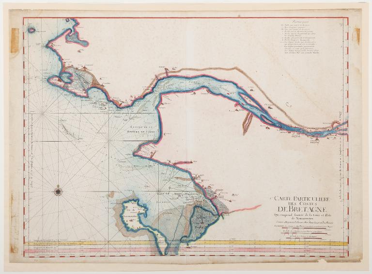 8ème carte particulière des costes de Bretagne qui comprend l'entrée de la Loire et l'Isle de Noirmoutier