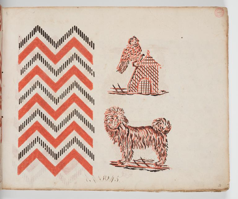 Dessin des indiennes de traite, Favre, Petitpierre et Compagnie, à Nantes
