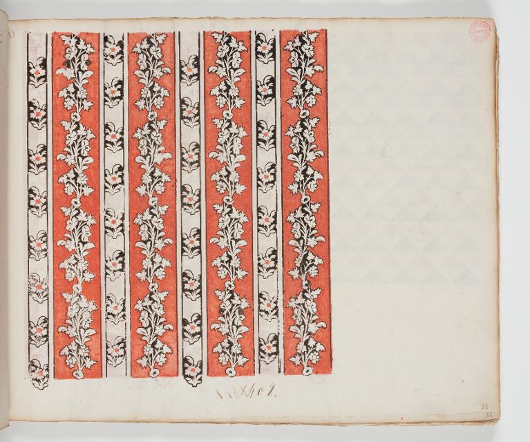 Dessin des indiennes de traite, Favre, Petitpierre et Compagnie, à Nantes
