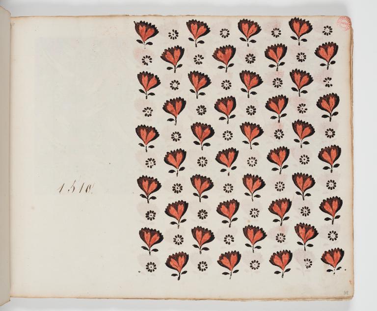 Dessin des indiennes de traite, Favre, Petitpierre et Compagnie, à Nantes