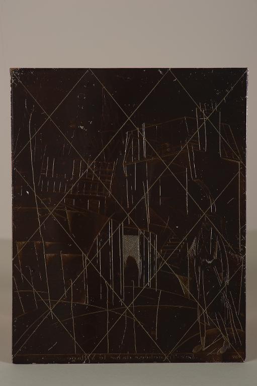 Les tranchées dans le village