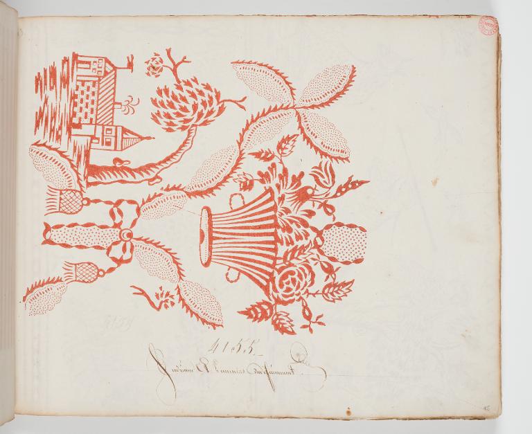 Dessin des indiennes de traite, Favre, Petitpierre et Compagnie, à Nantes