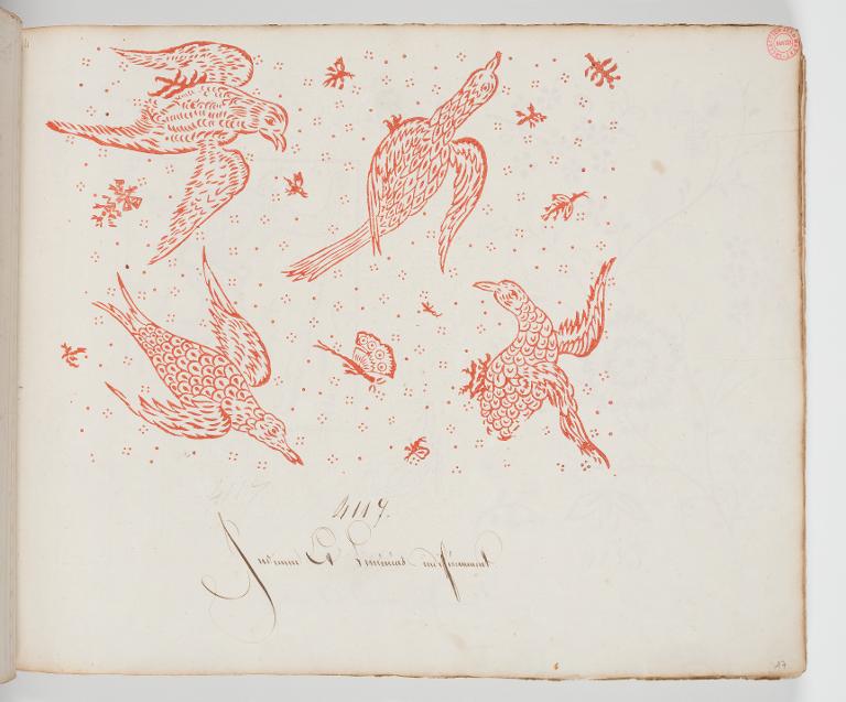 Dessin des indiennes de traite, Favre, Petitpierre et Compagnie, à Nantes
