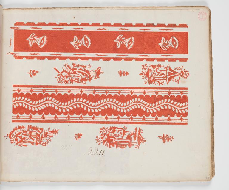 Dessin des indiennes de traite, Favre, Petitpierre et Compagnie, à Nantes