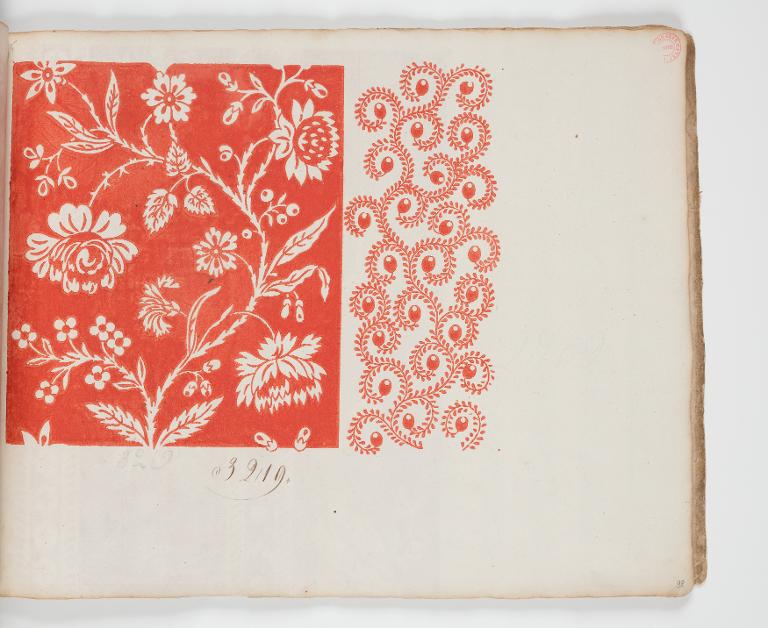 Dessin des indiennes de traite, Favre, Petitpierre et Compagnie, à Nantes