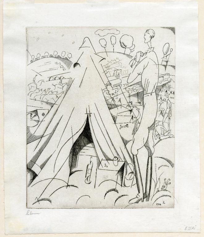 Le campement avant la bataille