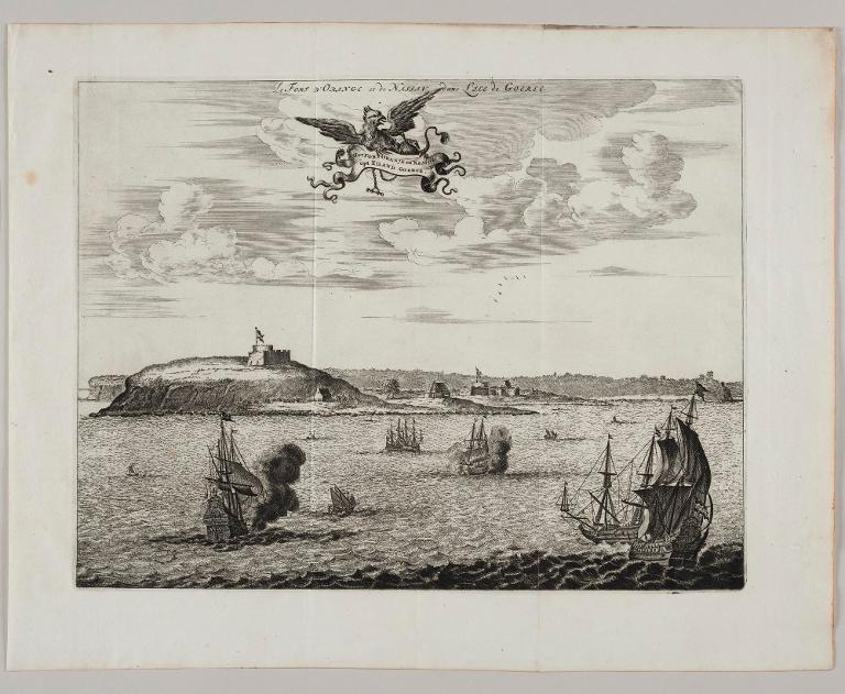 Le fort d'Orange et de Nassau dans l'isle de Goerée