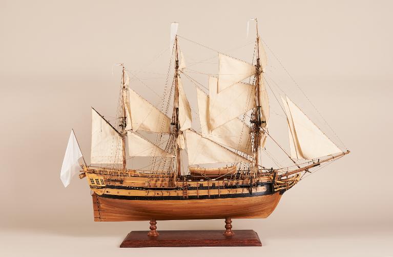 Modèle d'arsenal du navire négrier l'Aurore