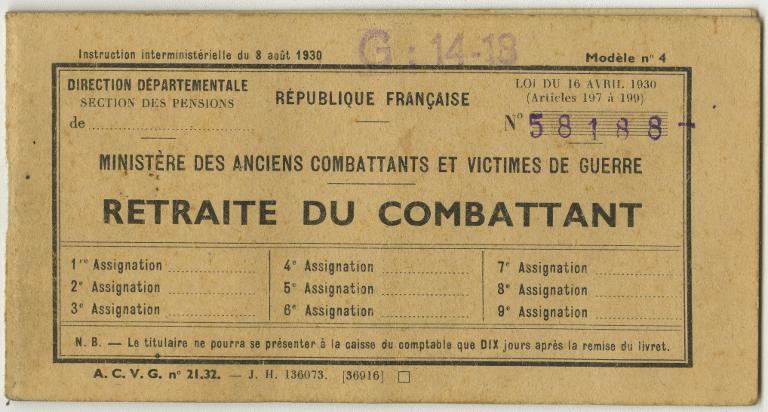 Retraite du combattant