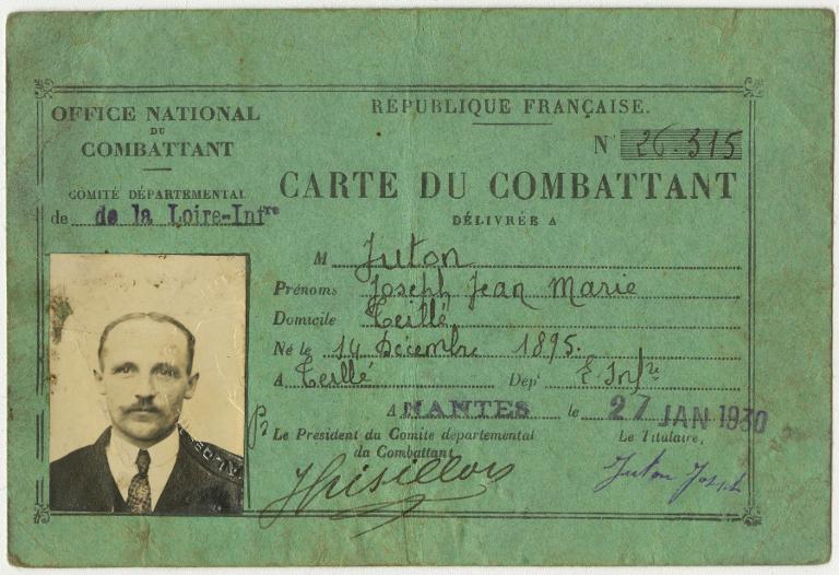 Carte du Combattant