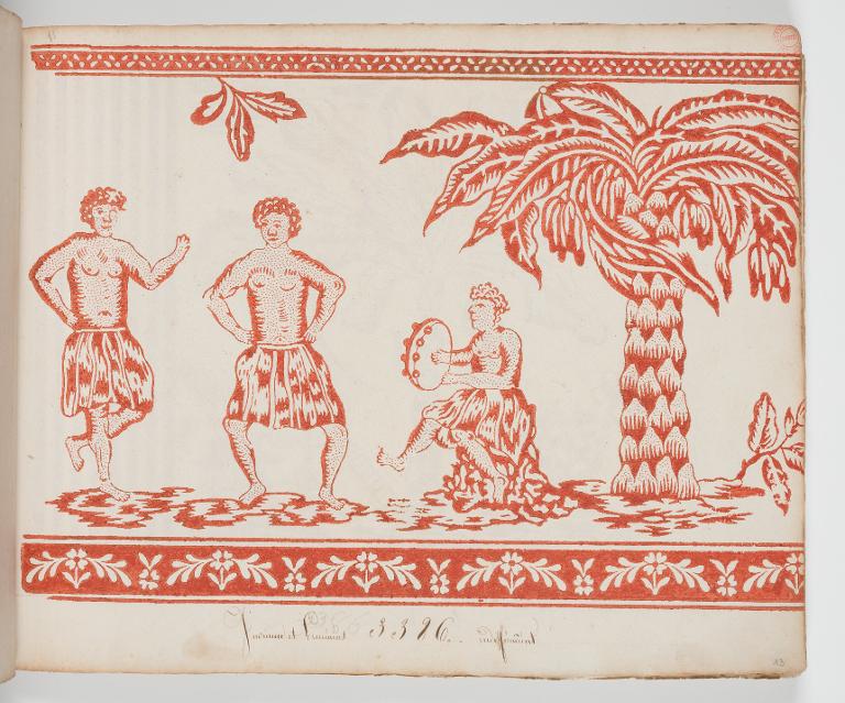 Dessin des indiennes de traite, Favre, Petitpierre et Compagnie, à Nantes