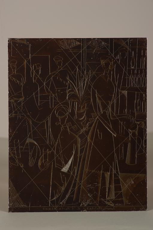 Les soldats à l’estaminet