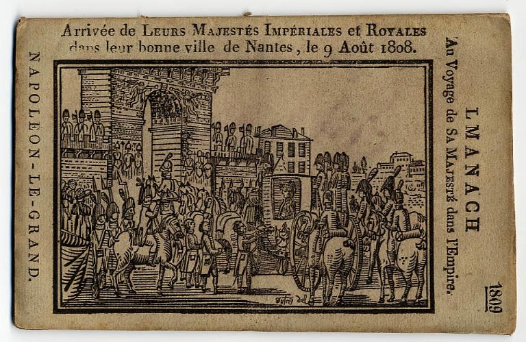 Almanach nantais et journalier, pour l'année 1809, VIe année de l'Empire français