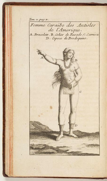 Femme caraïbe des Antisles de l'Amerique