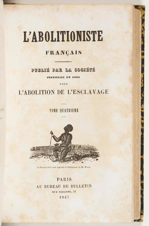 Emblème de la Société Française pour l'Abolition de l'Esclavage