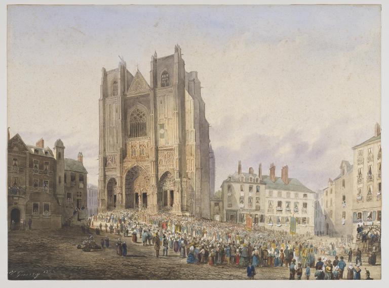 Procession de la Fête Dieu à la Cathédrale de Nantes